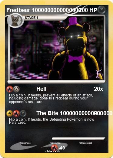 Pokemon Fredbear 1000000000000000