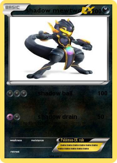 Pokemon shadow mewtwo