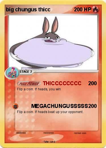 Pokemon big chungus thicc