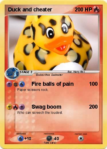 Pokemon Duck and cheater