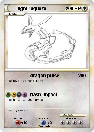 Pokemon light raquaza
