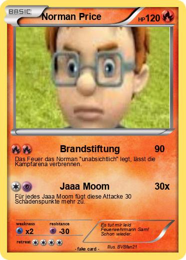 Pokemon Norman Price
