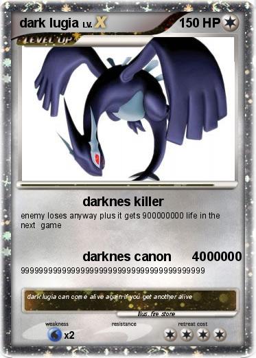 Pokemon dark lugia