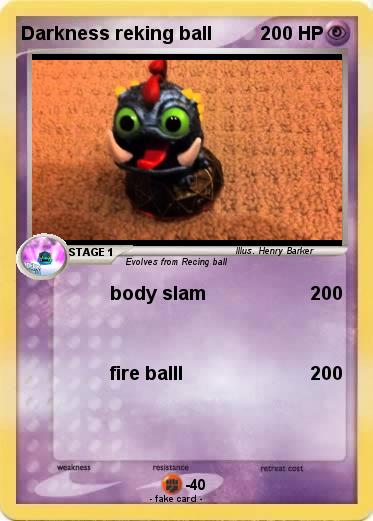 Pokemon Darkness reking ball