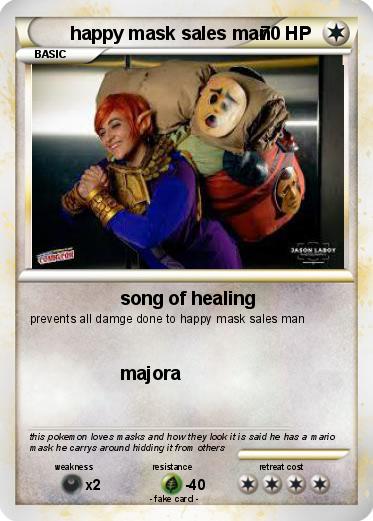 Pokemon happy mask sales man