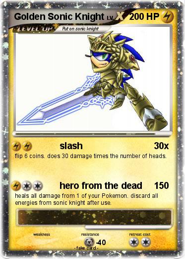 Pokemon Golden Sonic Knight