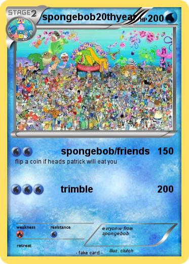 Pokemon spongebob20thyear