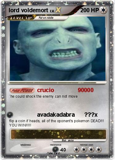 Pokemon lord voldemort