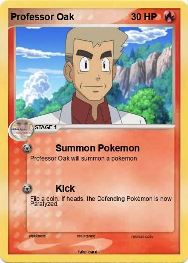 Pokemon Professor Oak