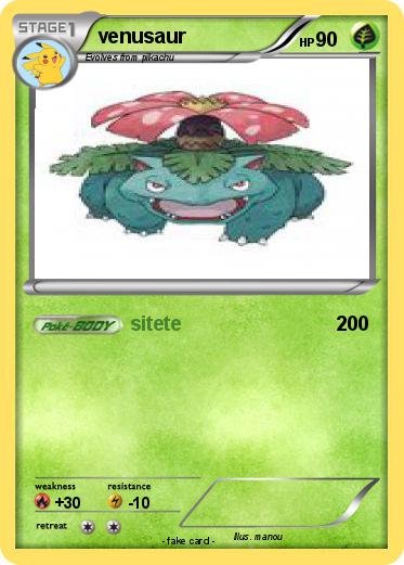 Pokemon venusaur