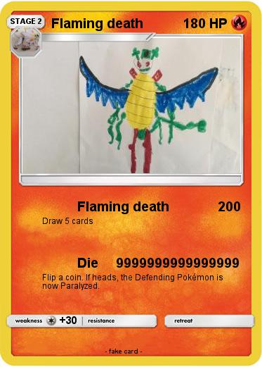 Pokemon Flaming death