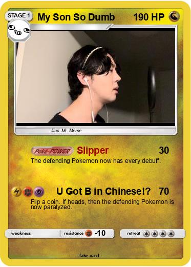 Pokemon My Son So Dumb
