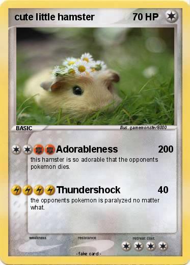 Pokemon cute little hamster