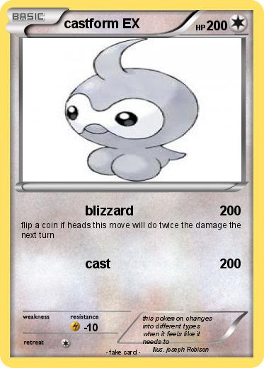 Pokemon castform EX