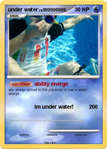 Pokemon under water