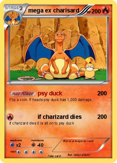 Pokemon mega ex charisard