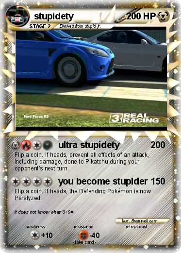 Pokemon stupidety