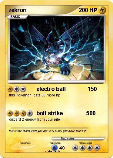 Pokemon zekron