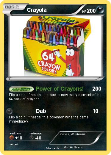 Pokemon Crayola