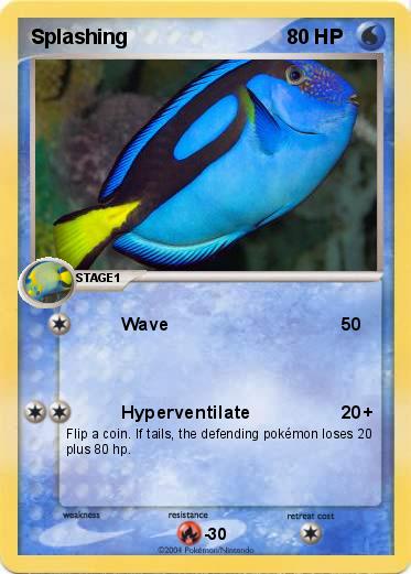 Pokemon Splashing