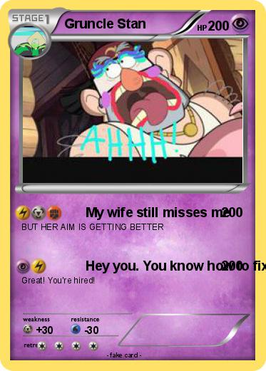 Pokemon Gruncle Stan