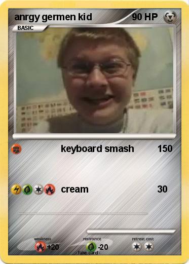 Pokemon anrgy germen kid