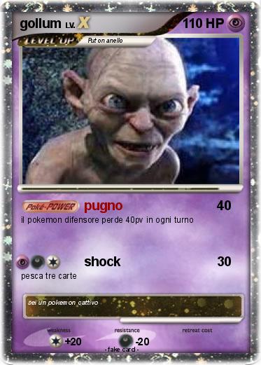 Pokemon gollum