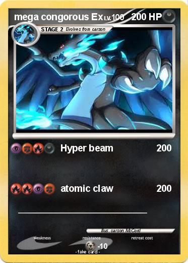 Pokemon mega congorous Ex