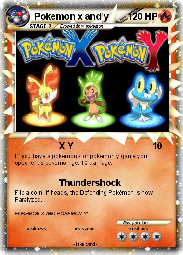 Pokemon Pokemon x and y