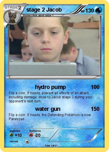 Pokemon stage 2 Jacob