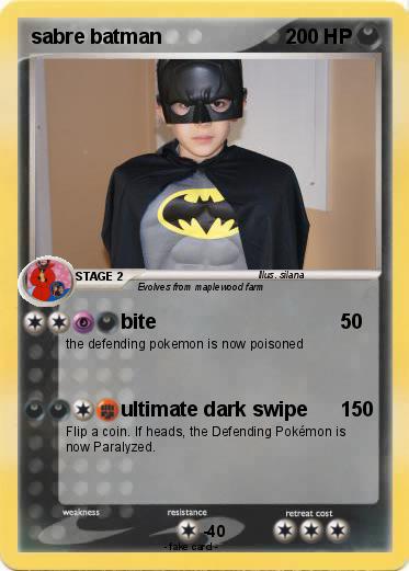 Pokemon sabre batman