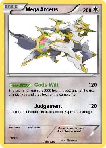 Pokemon Mega Arceus