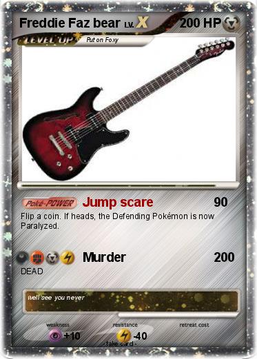 Pokemon Freddie Faz bear