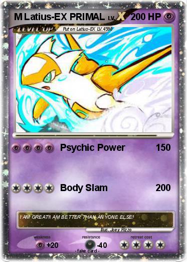 Pokemon M Latius-EX PRIMAL