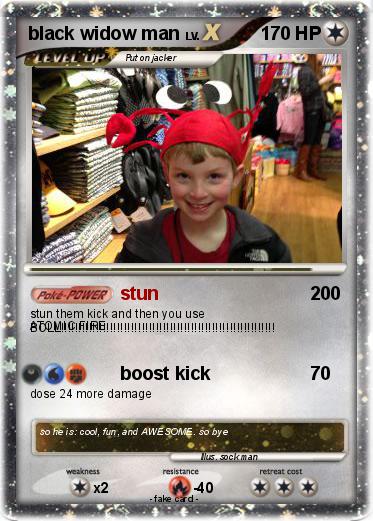 Pokemon black widow man