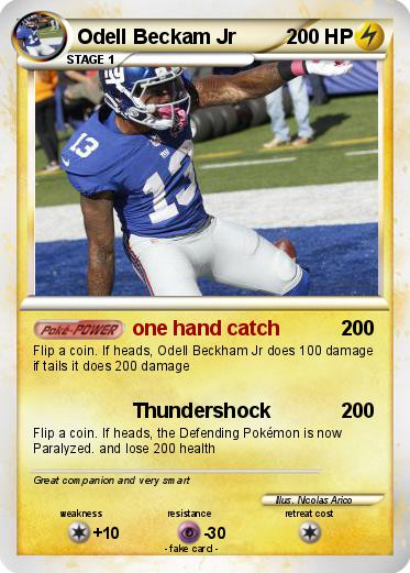 Pokemon Odell Beckam Jr