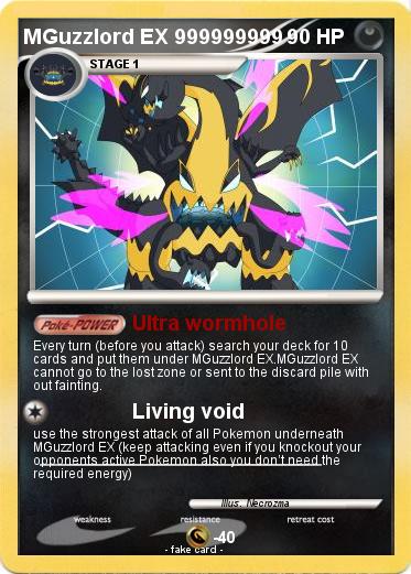 Pokemon MGuzzlord EX 999999999
