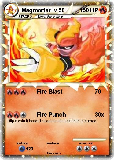 Pokemon Magmortar lv 50