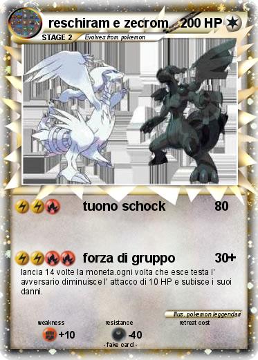 Pokemon reschiram e zecrom