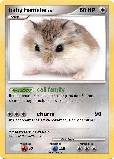 Pokemon baby hamster