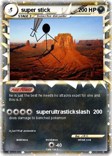 Pokemon super stick