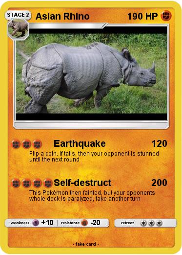 Pokemon Asian Rhino