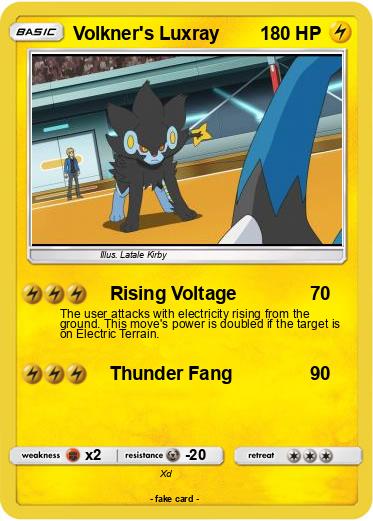 Pokemon Volkner's Luxray
