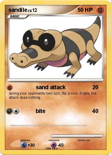 Pokemon sandile