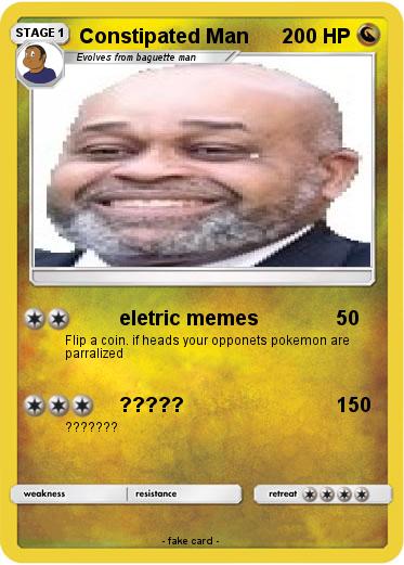 Pokemon Constipated Man