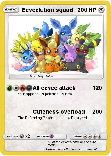 Pokemon Eeveelution squad