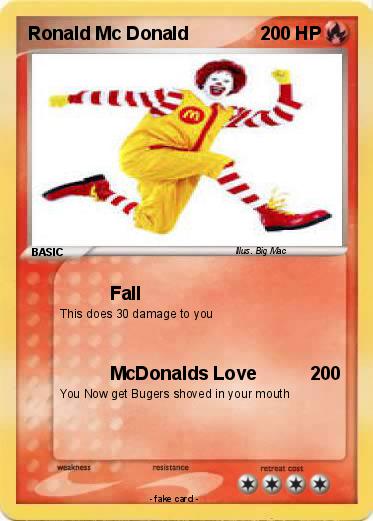 Pokemon Ronald Mc Donald