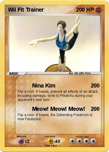 Pokemon Wii Fit Trainer