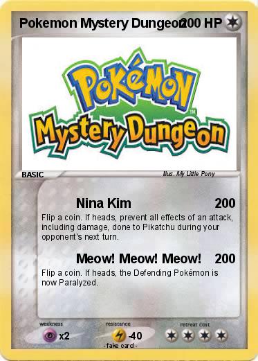 Pokemon Pokemon Mystery Dungeon