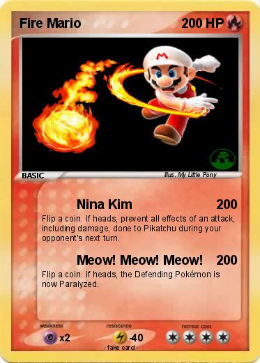 Pokemon Fire Mario